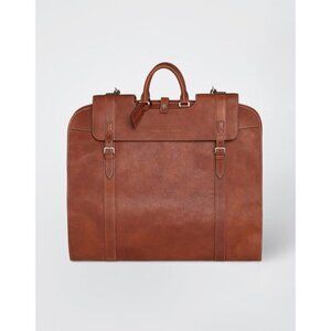 Brunello Cucinelli Garment Bag Leather Suit Men's Brown